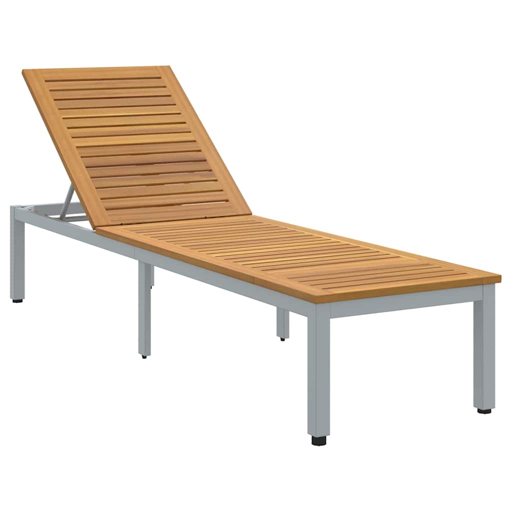 Solseng Grå 200 x 55 x 35 cm Solid akasietre