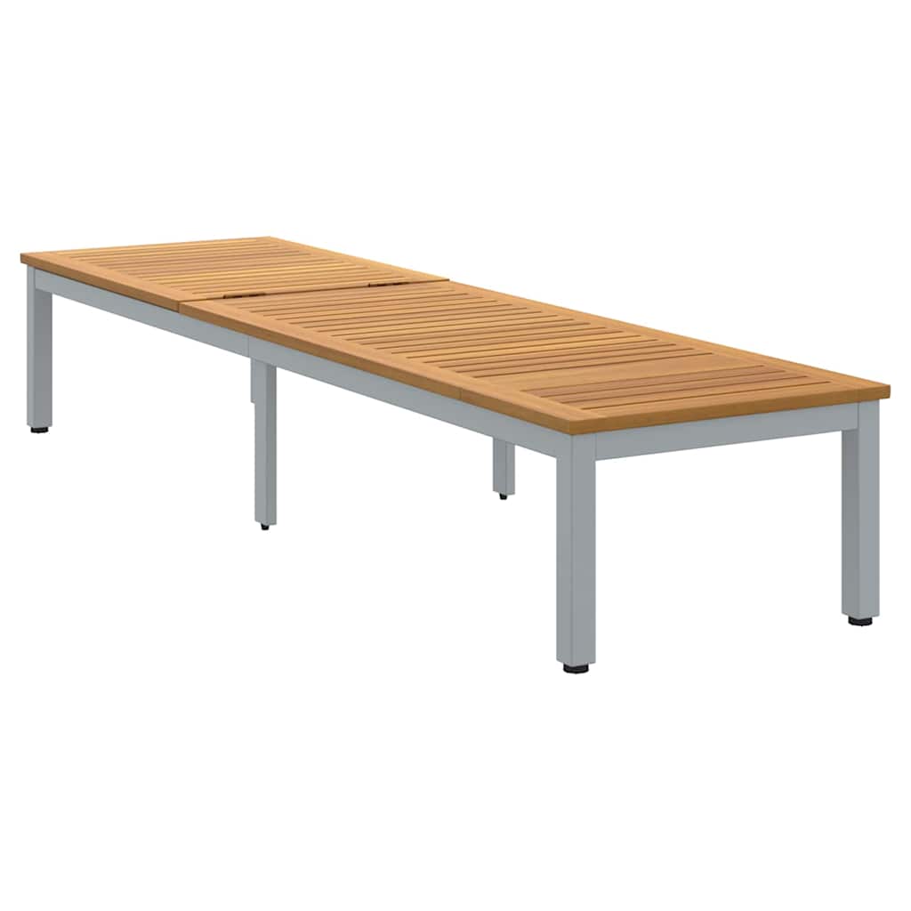 Solseng Grå 200 x 55 x 35 cm Solid akasietre