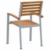 Hage Stol 4 pcs Brun 56 x 57 x 87cm Massivt akasietre