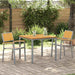 Stablestol 2 pcs Brun 56 x 57 x 87 cm Solid akasietre