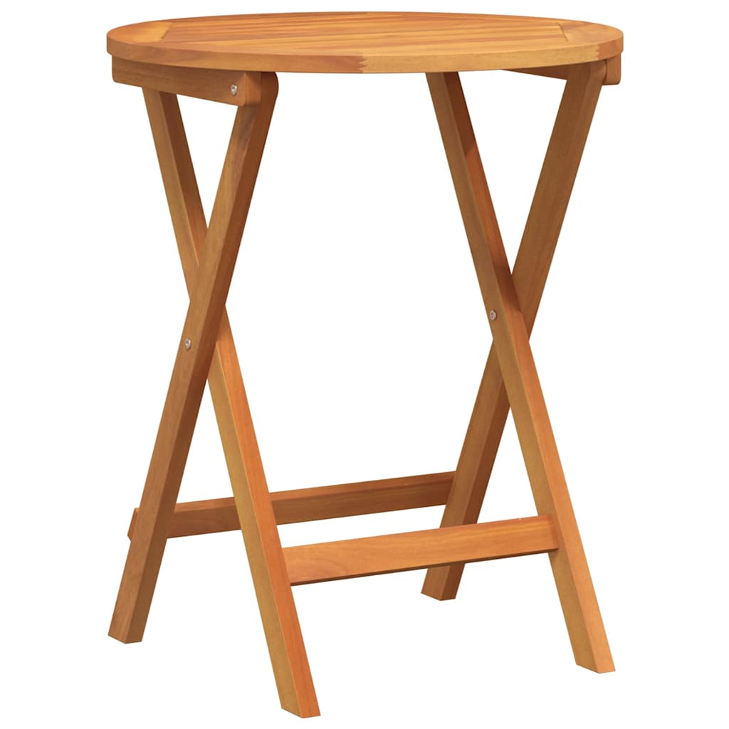 Hage Spisegruppe med pute 3 pcs Olje naturlig Solid akasietre