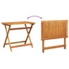 Bistrosett 5 pcs Brun heltre akasie