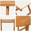 Bistrosett 3 pcs Brun heltre akasie