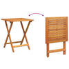 Bistrosett 3 pcs Brun heltre akasie