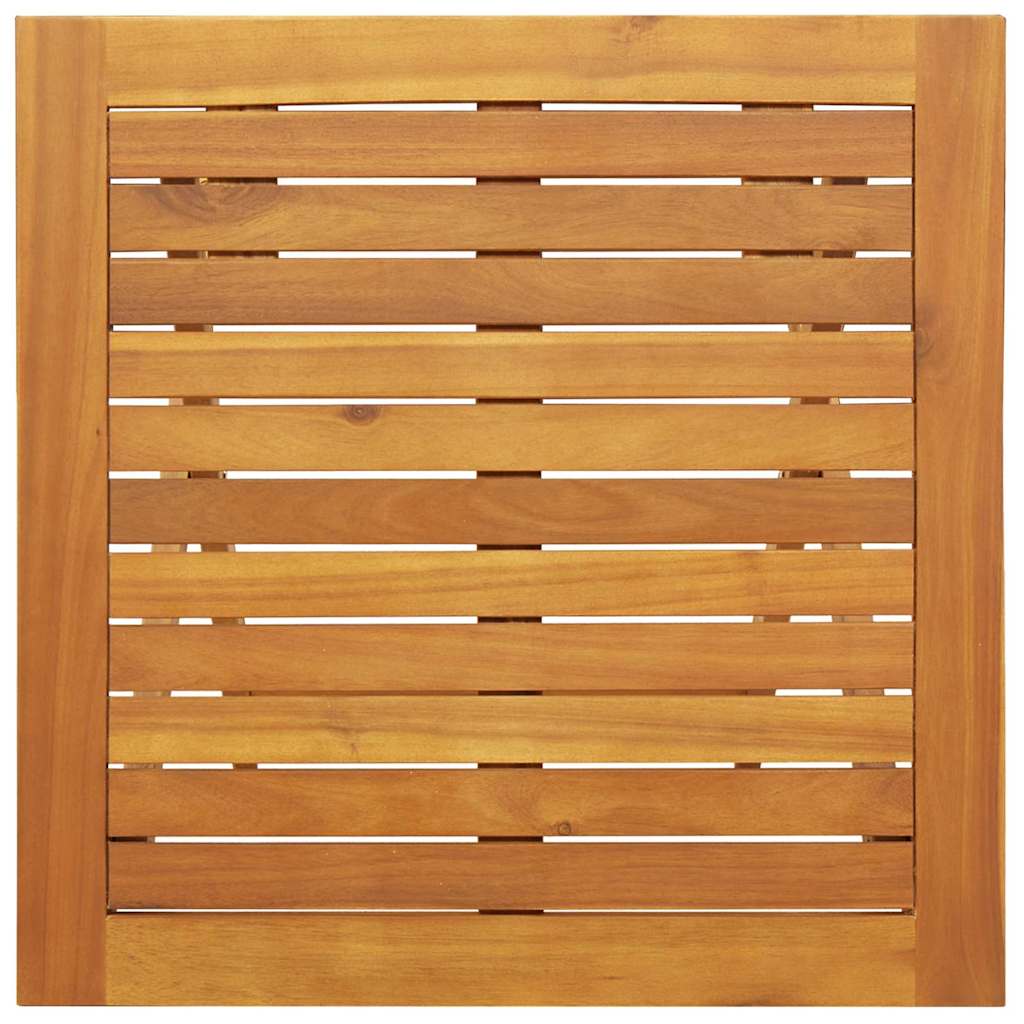 Bistrosett 3 pcs Brun heltre akasie