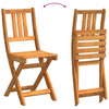 Bistrosett 3 pcs Brun heltre akasie