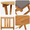 Bistrosett 3 pcs Brun heltre akasie