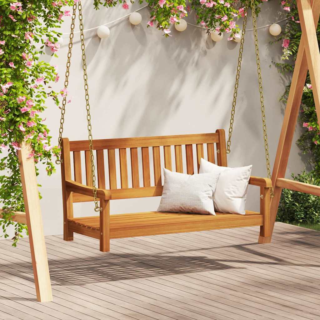 Hengekøye Benk Brun 119 x 35 x 47cm Massivt akasietre