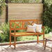 Utendørs benk Naturlig 110 x 56 x 90 cm Solid akasietre