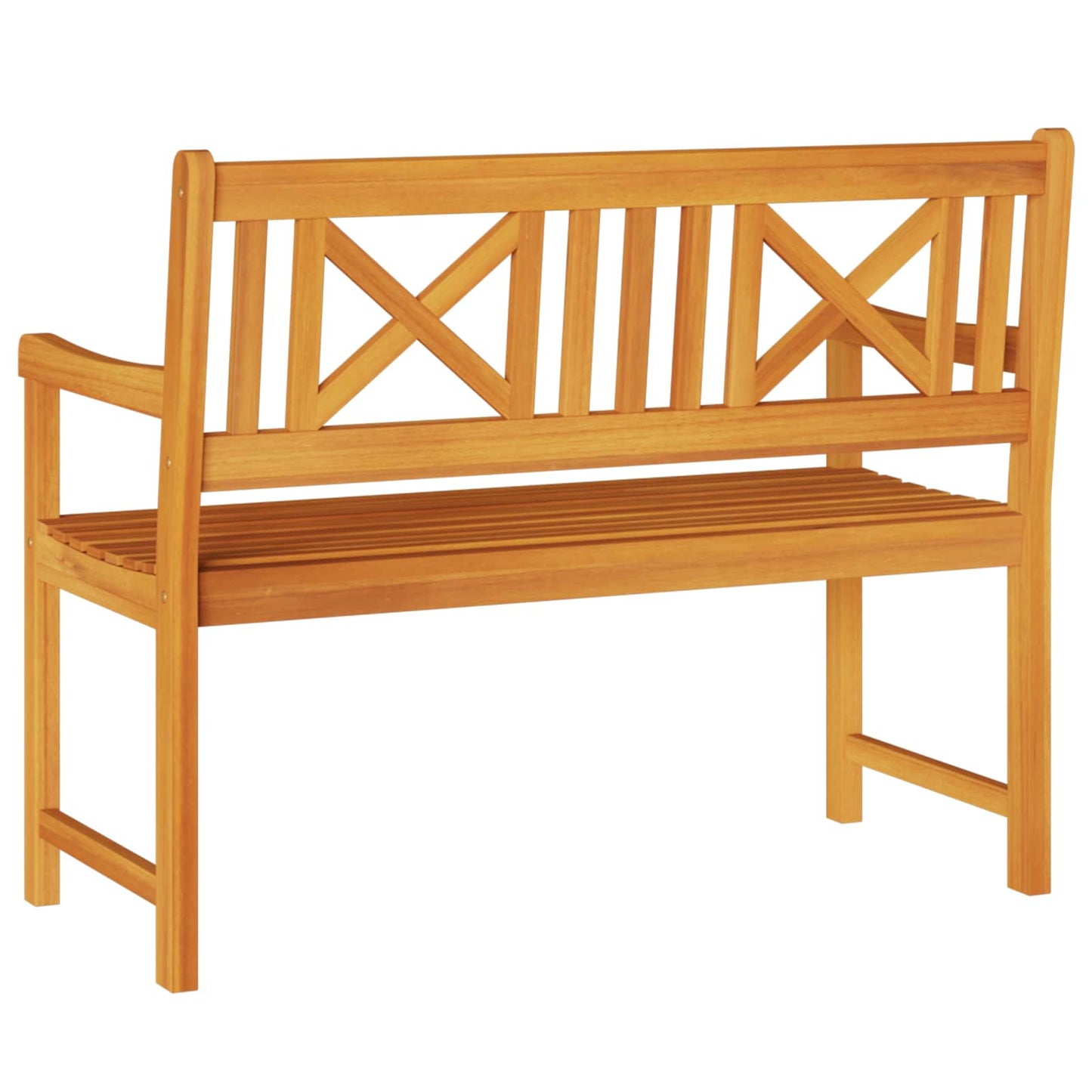 Utendørs benk Naturlig 110 x 56 x 90 cm Solid akasietre