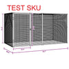 Hagebenk Brun 110 x 56 x 90cm Massivt akasietre
