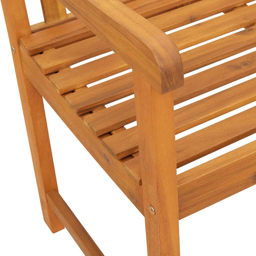 Utendørs benk Naturlig 150 x 56 x 90 cm Solid akasietre