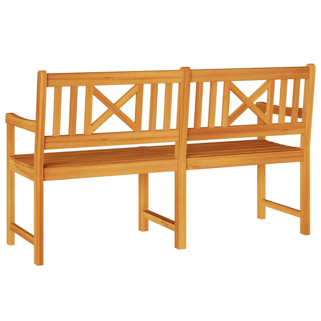 Utendørs benk Naturlig 150 x 56 x 90 cm Solid akasietre
