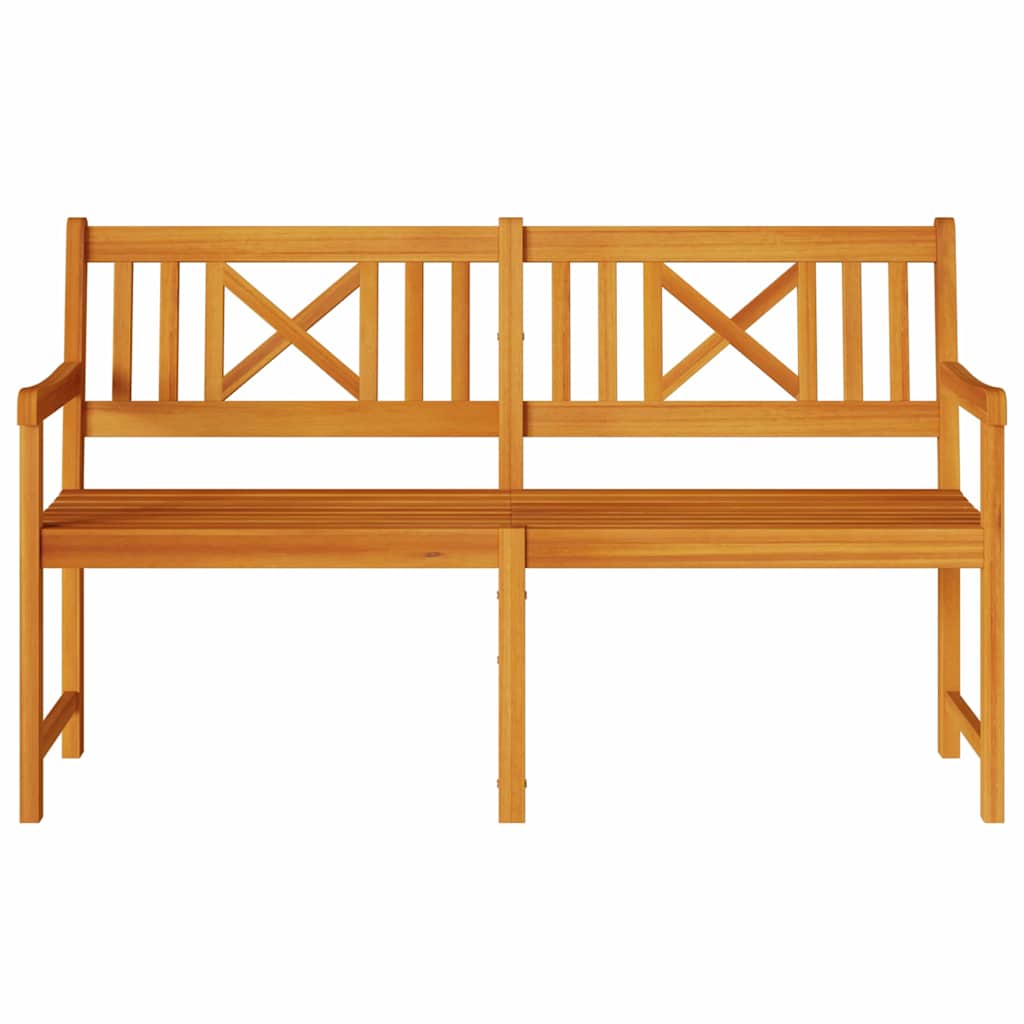 Utendørs benk Naturlig 150 x 56 x 90 cm Solid akasietre