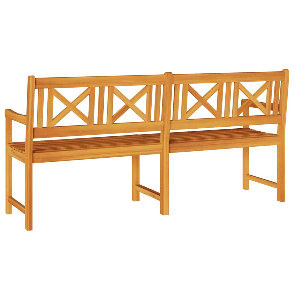 Utendørs benk Naturlig 180 x 56 x 90 cm Solid akasietre