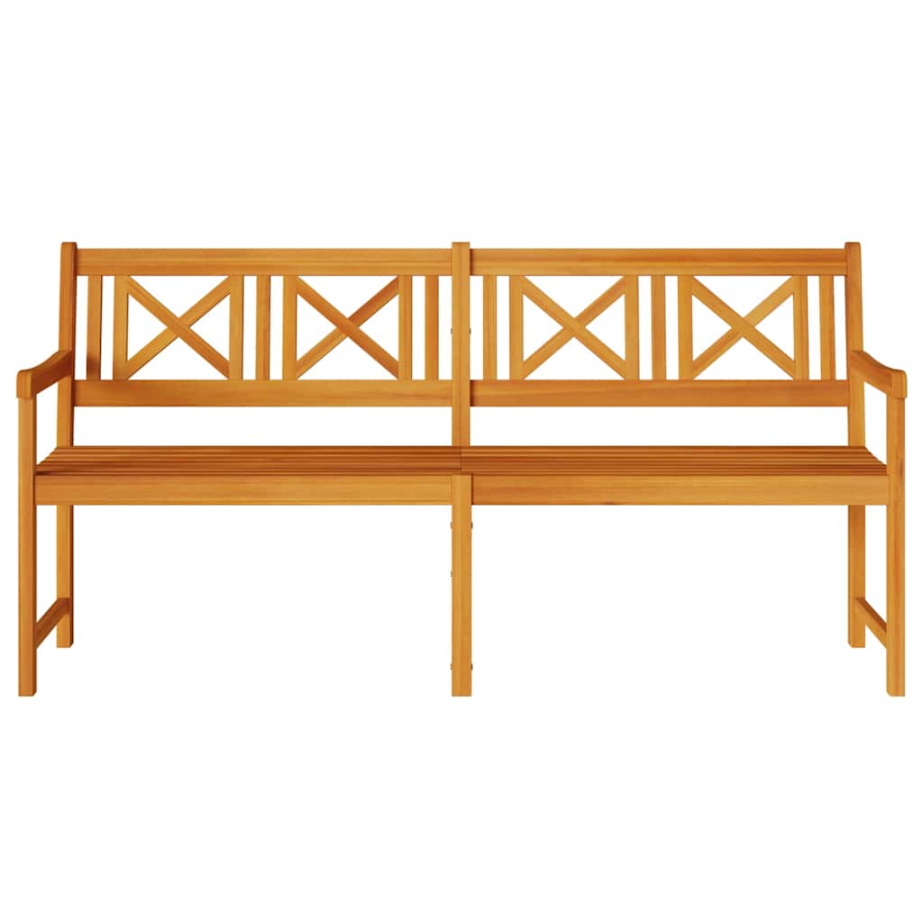 Utendørs benk Naturlig 180 x 56 x 90 cm Solid akasietre