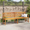 Hagebenk Brun 220 x 56 x 90cm Massivt akasietre