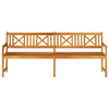 Hagebenk Brun 220 x 56 x 90cm Massivt akasietre
