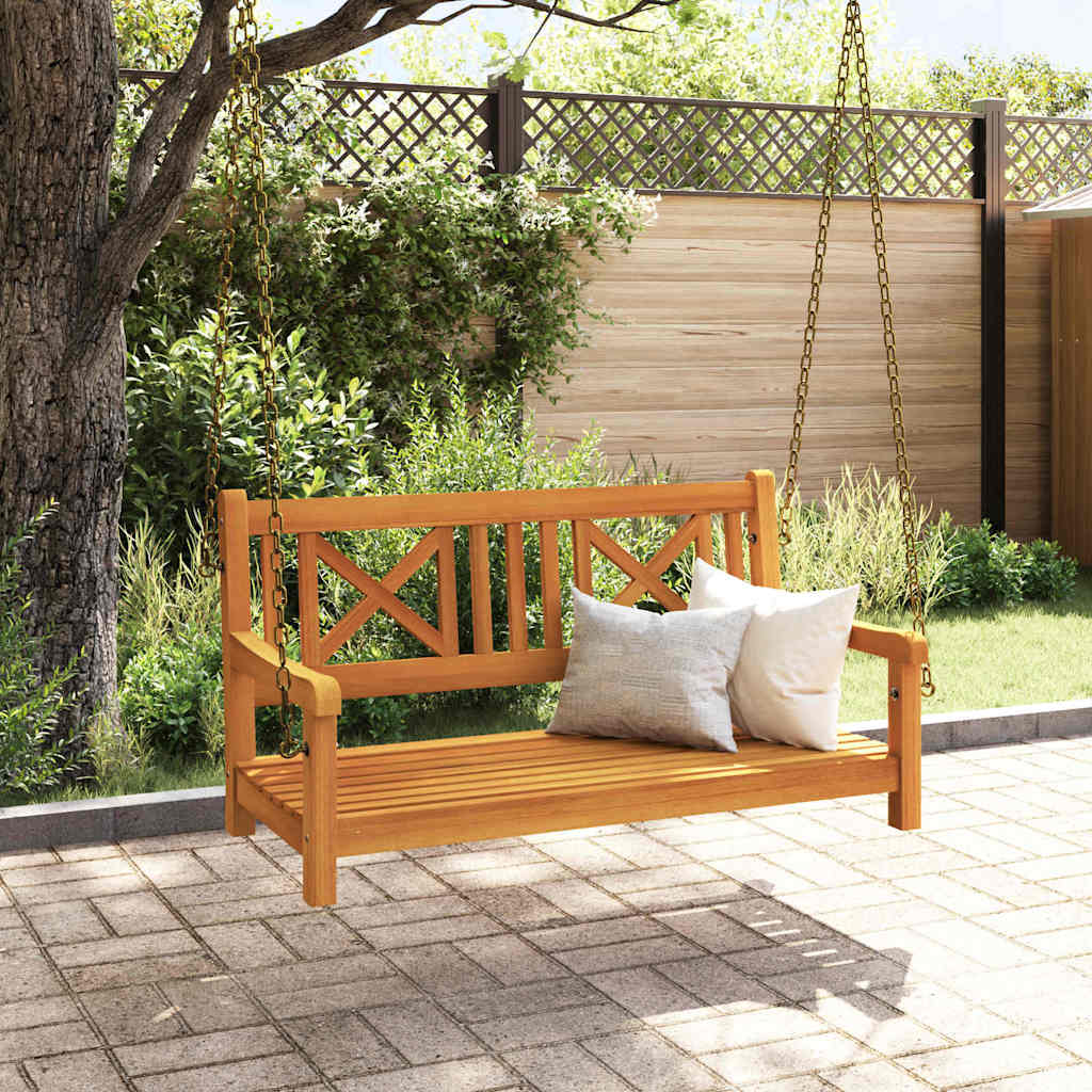 Hengekøye Benk Brun 119 x 35 x 47cm Massivt akasietre