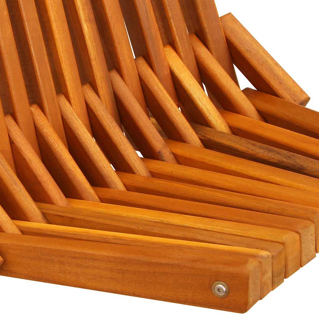 Foldbare Hage Stoler 2 pcs Brun 56 x 69 x 84 m heltre akasie