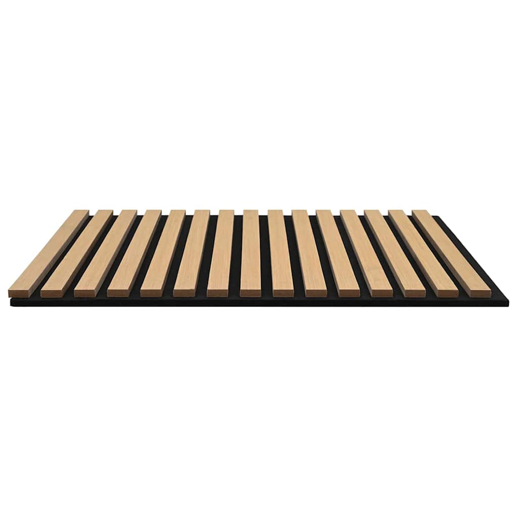 akustiske veggpaneler 2 stk lamell 60,5x60 cm eikefiner
