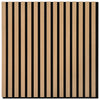 akustiske veggpaneler 2 stk lamell 60,5x60 cm eikefiner