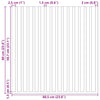 akustiske veggpaneler 2 stk lamell 60,5x60 cm eikefiner