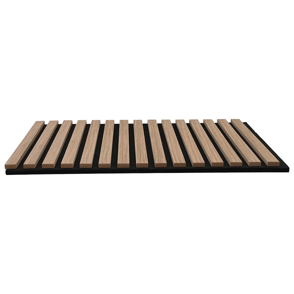 akustiske veggpaneler 2 stk lamell 60,5x60 cm eikefiner