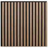 akustiske veggpaneler 2 stk lamell 60,5x60 cm eikefiner