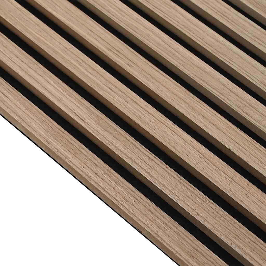 akustiske veggpaneler 2 stk lamell 60,5x60 cm eikefiner