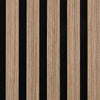 akustiske veggpaneler 2 stk lamell 60,5x60 cm eikefiner