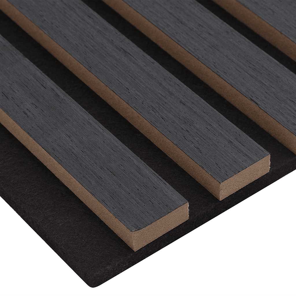 akustiske veggpaneler 2 stk lamell 60,5x60 cm eikefiner