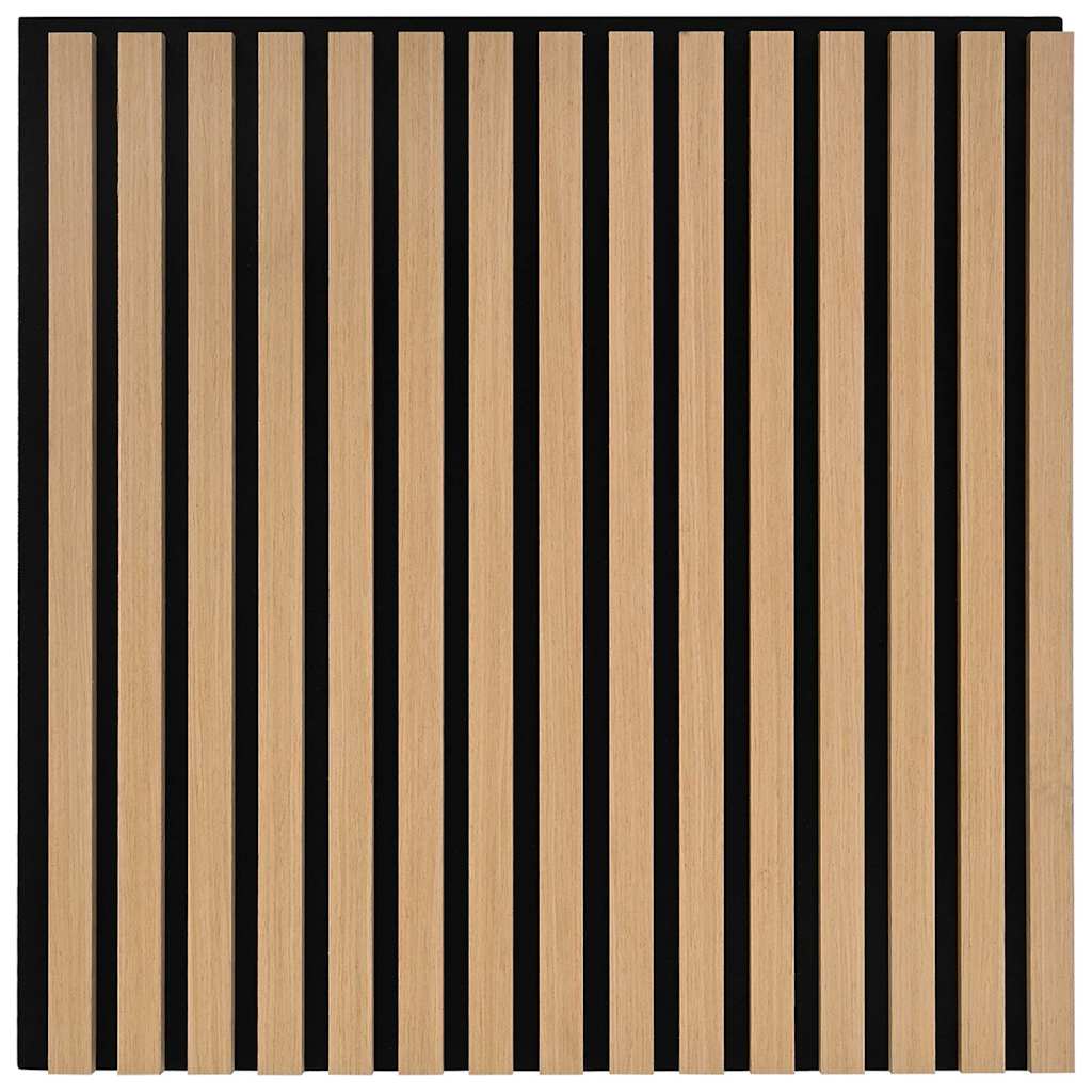 akustiske veggpaneler 8 stk lamell 60,5x60 cm eikefiner
