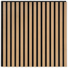 akustiske veggpaneler 8 stk lamell 60,5x60 cm eikefiner