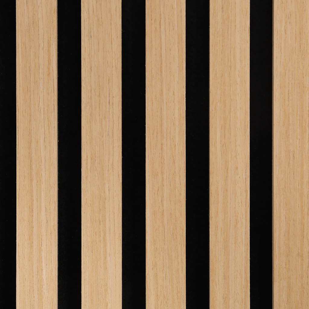akustiske veggpaneler 8 stk lamell 60,5x60 cm eikefiner