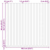 akustiske veggpaneler 8 stk lamell 60,5x60 cm eikefiner