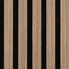 akustiske veggpaneler 8 stk lamell 60,5x60 cm eikefiner