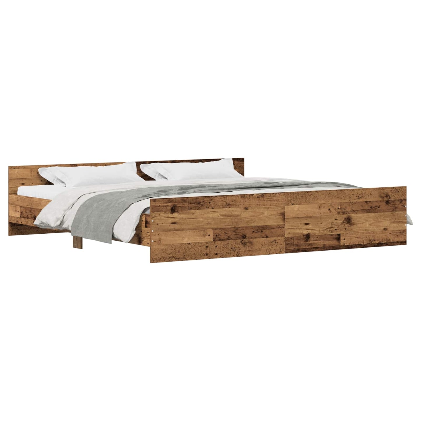Sengestamme Gamle tre 203 x 203 x 50 cm Konstruert tre