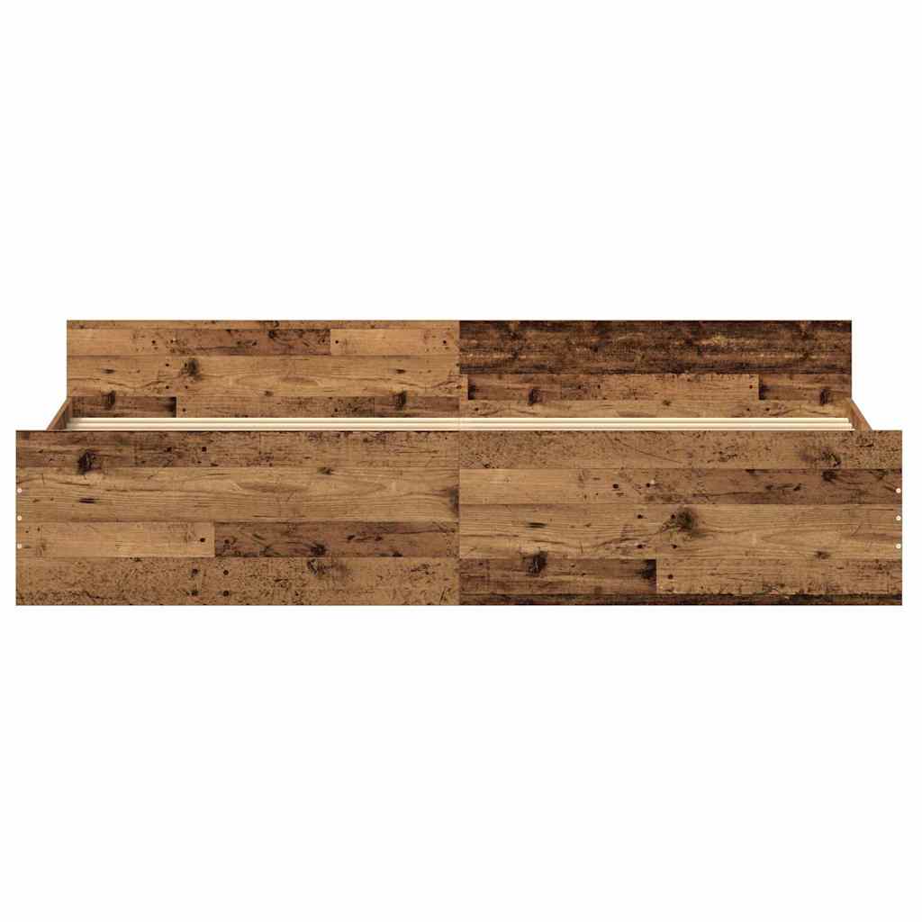 Sengestamme Gamle tre 203 x 203 x 50 cm Konstruert tre