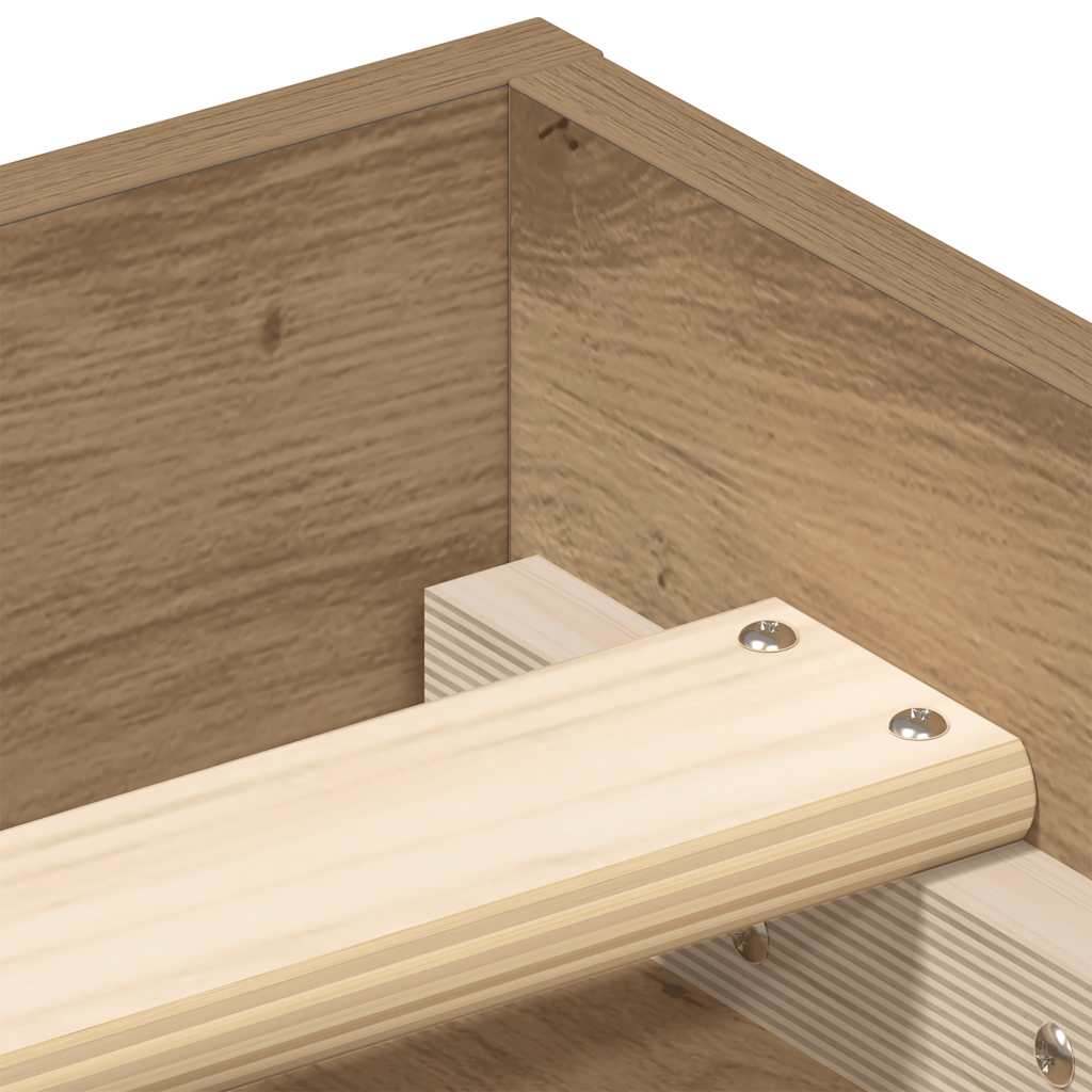 Sengeramme uten madrass artisan eik 150x200 cm konstruert tre