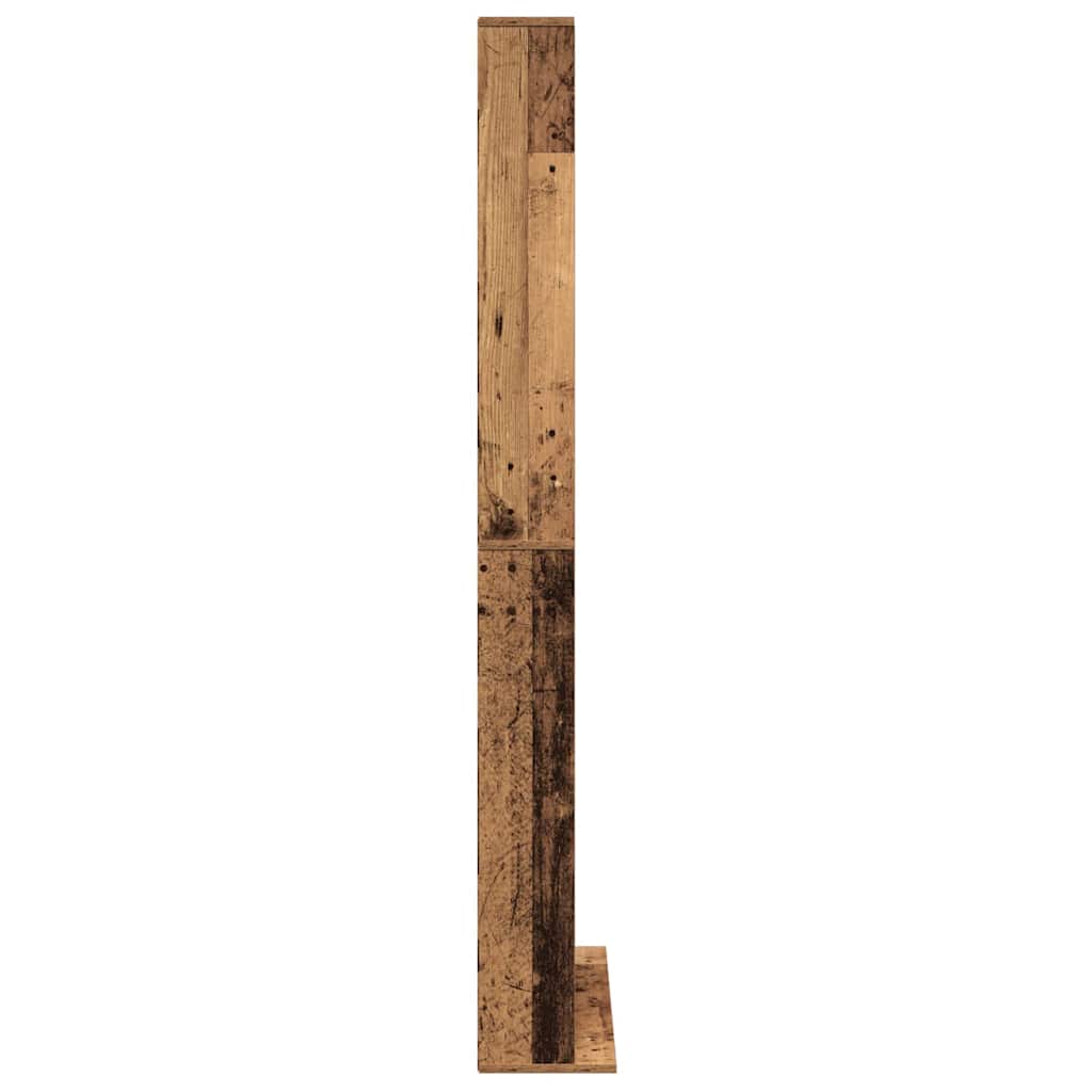 CD skap Gammelt tre 101 x 23 x 177,5 cm Konstruert tre
