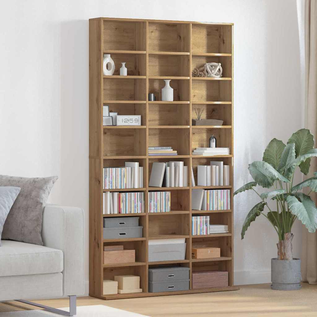 CD skap Artisan Eik 101 x 23 x 177,5 cm Konstruert tre
