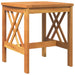 Sidetabell Solid akasietre Olje naturlig 45 x 45 x 50 cm