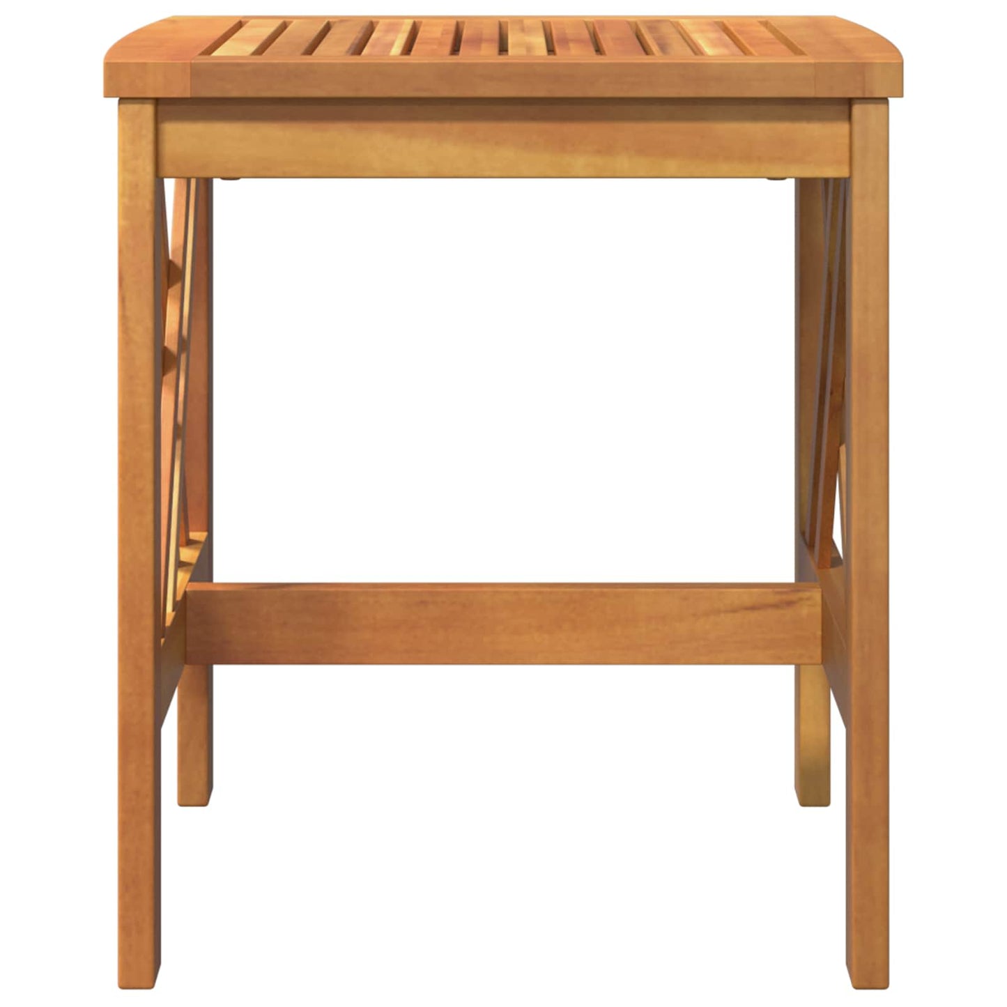 Sidetabell Solid akasietre Olje naturlig 45 x 45 x 50 cm