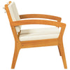 Hage Stol 2 pcs Brun Massivt akasietre