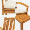 Bistrosett Brun 45 x 45 x 38cm Massivt akasietre
