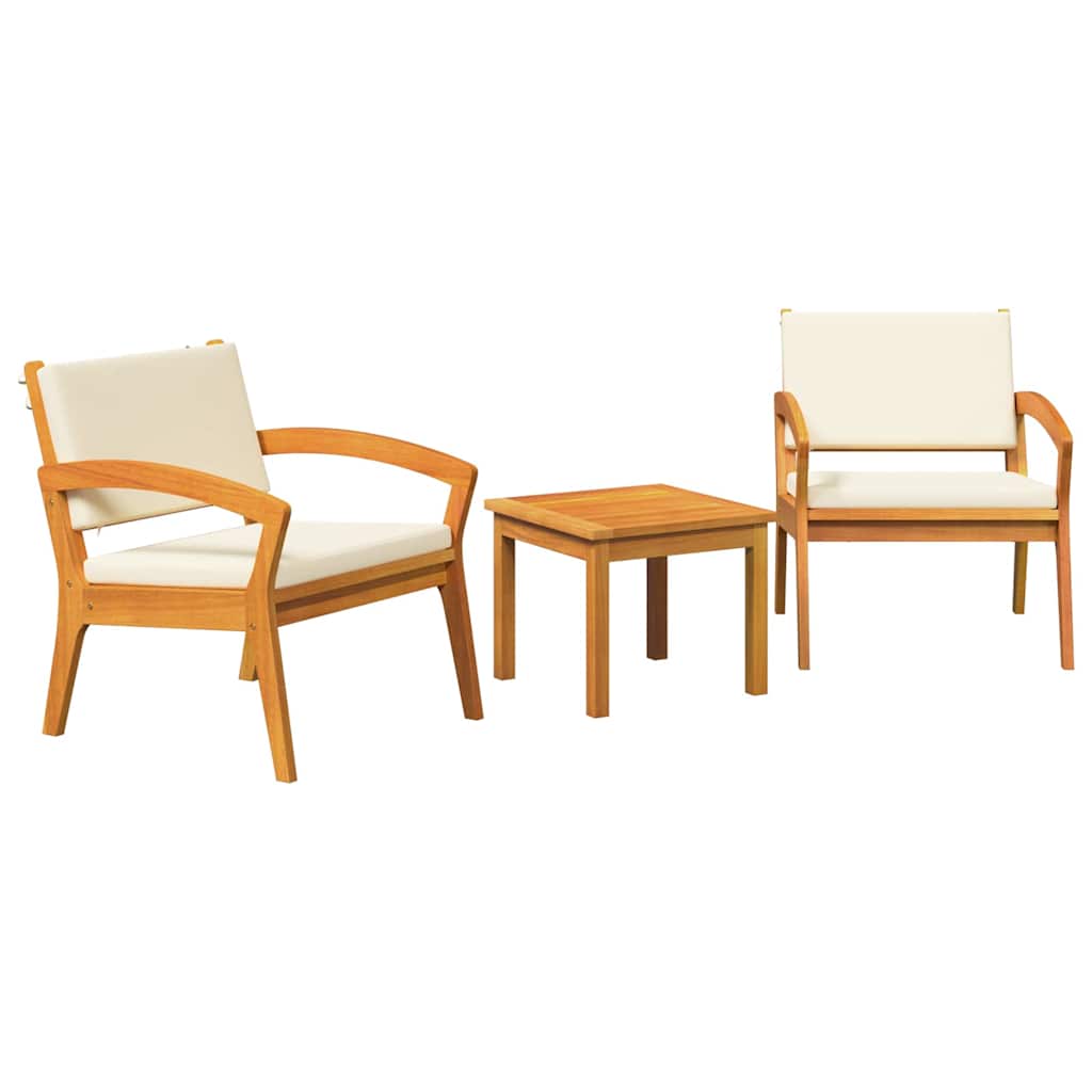 Bistrosett Brun 45 x 45 x 38cm Massivt akasietre