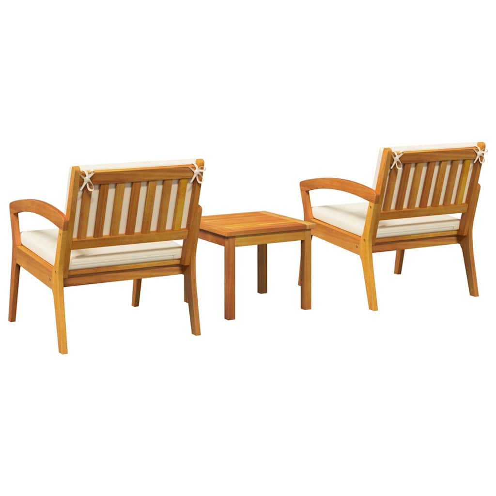 Bistrosett Brun 45 x 45 x 38cm Massivt akasietre