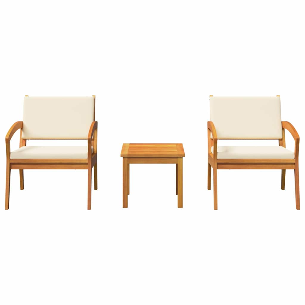 Bistrosett Brun 45 x 45 x 38cm Massivt akasietre