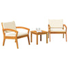 Bistrosett Brun 45 x 45 x 38cm Massivt akasietre